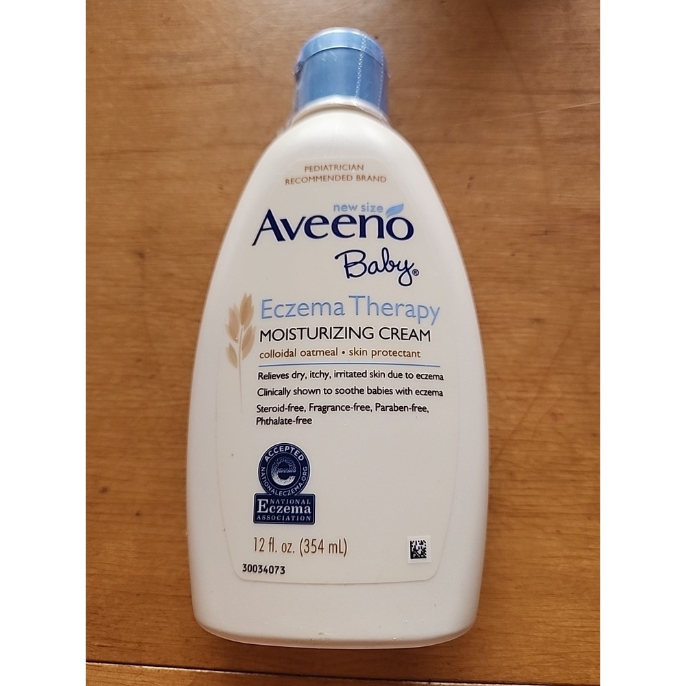 ✨Aveeno Baby Eczema Therapy Moisturizing Cream with Colloidal Oatmeal 12 Oz✨